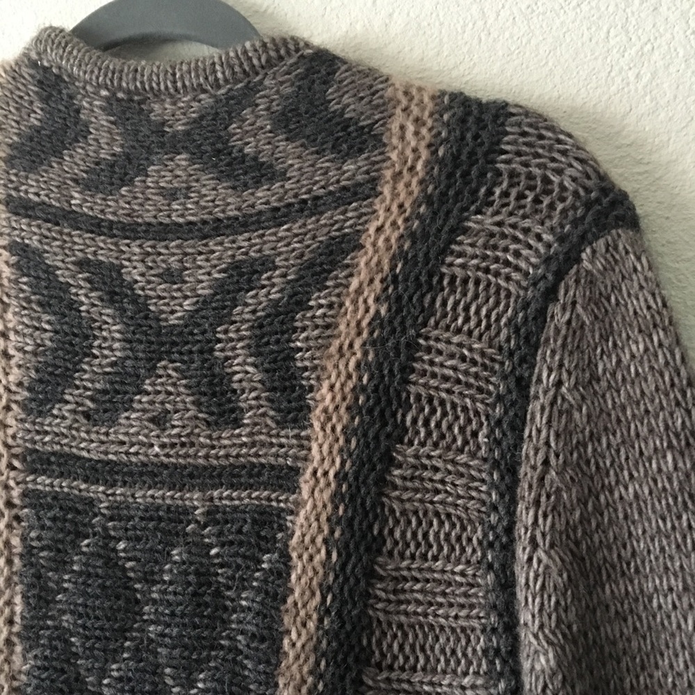 Long sweater.